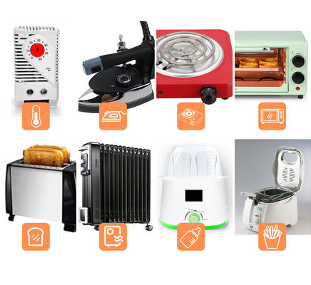 50-250 C 온도 범위와 VDE 250V / 12A 디자인으로 조절 가능한 온도 조절기